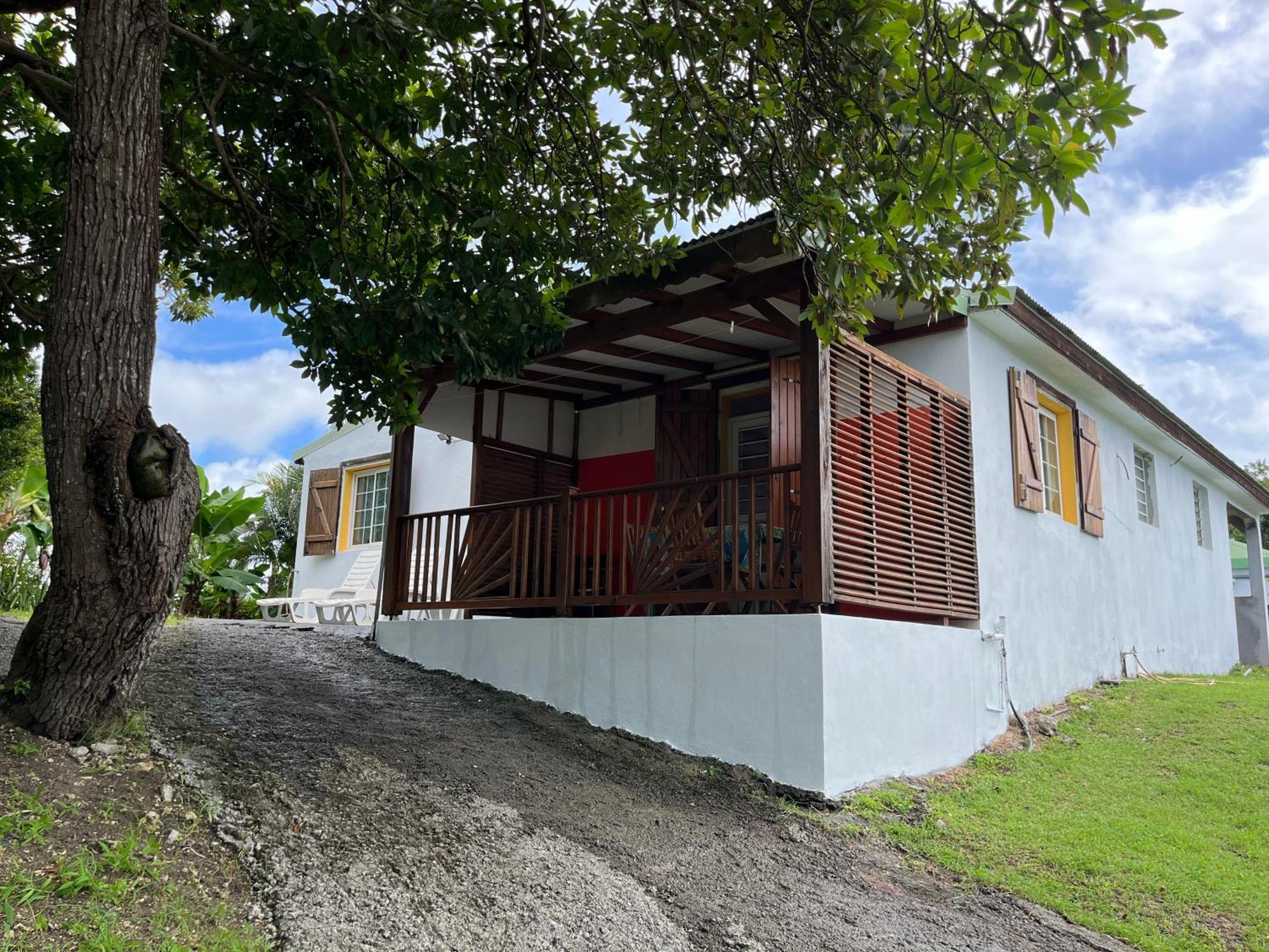 Villa F2 meublé chez sidoine à Le Moule Extérieur photo